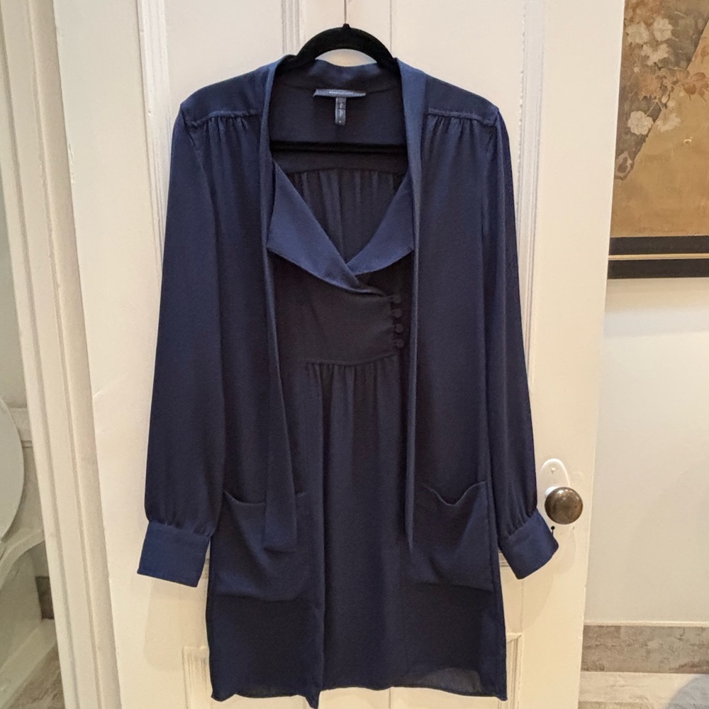 Elegant Navy Blue dress